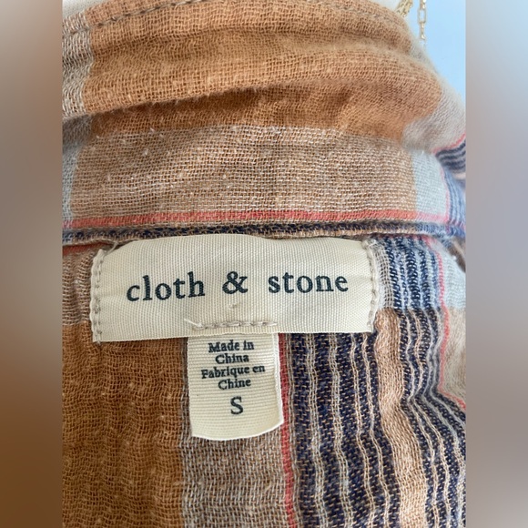 Cloth & Stone Multicolor Plaid Button Down Shirt - Picture 7 of 8